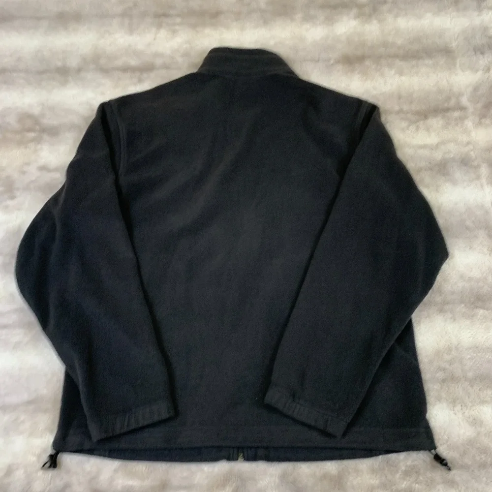 Columbia Fleece Mens Large black Full Zip‎ Long Sleeve Jacket Outdoors Casual